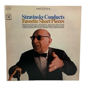 LP Igor Stravinsky - Stravinsky Conducts Favorite Short Pieces Vinyl Record